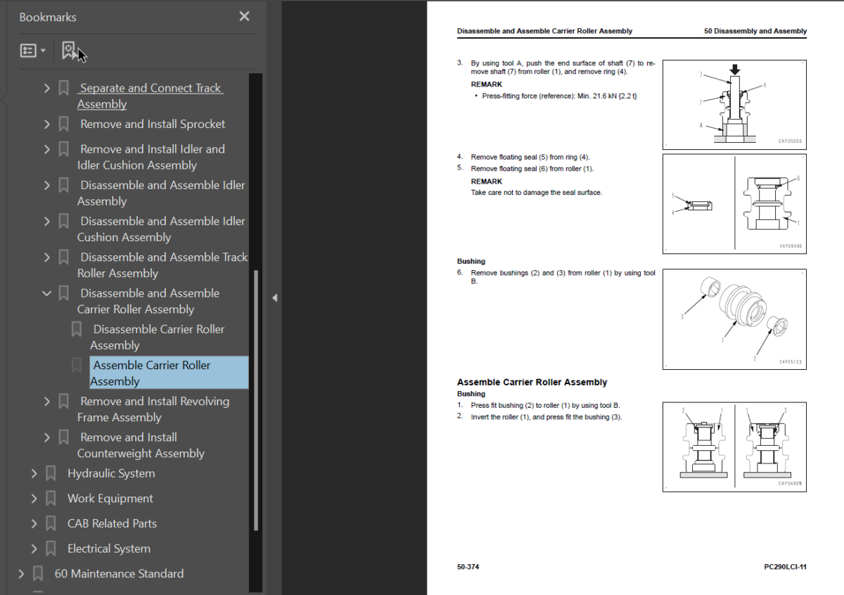 PC290LCi-11 Shop Manual