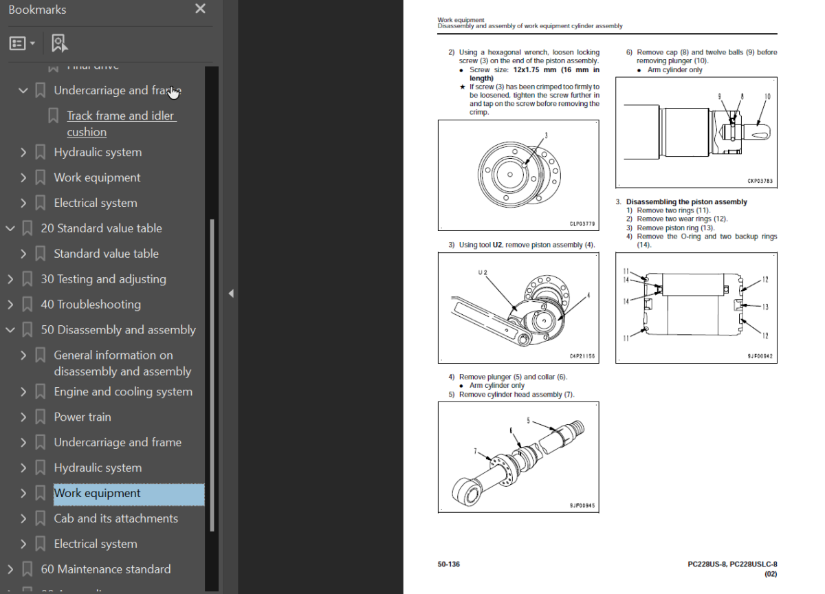 PC228US -8 PC228USLC-8 Shop Manual