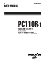 PC110R-1 Shop Manual