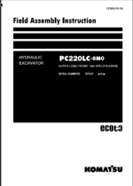 PC220LC-8M0 Field Assembly Instruction