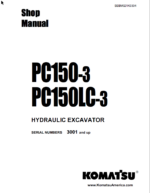 PC150-3 PC150LC-3 Shop Manual