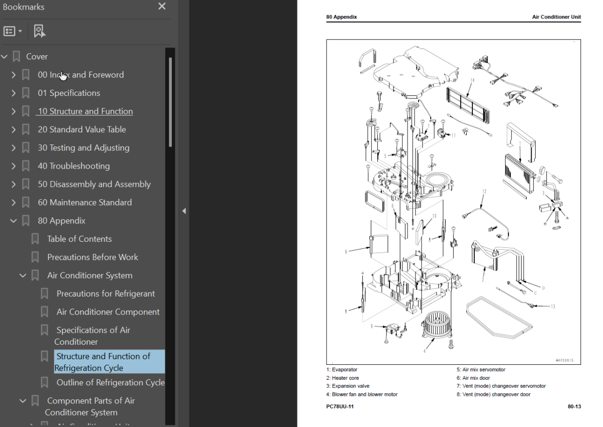 PC78UU-11 Shop Manual