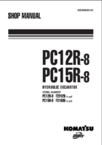 PC12R-8 PC15R-8 (F22426 and F31605 in poi) Shop Manual