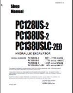 PC128US-2 PC138US-2 PC138USLC-2E0 Shop Manual