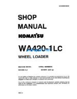 WA420-1LC Shop Manual