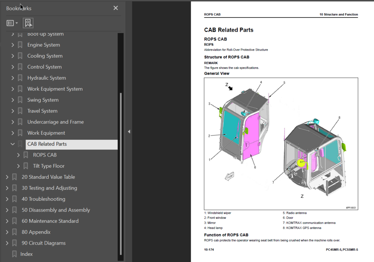 PC45MR-5 PC55MR-5 Shop Manual