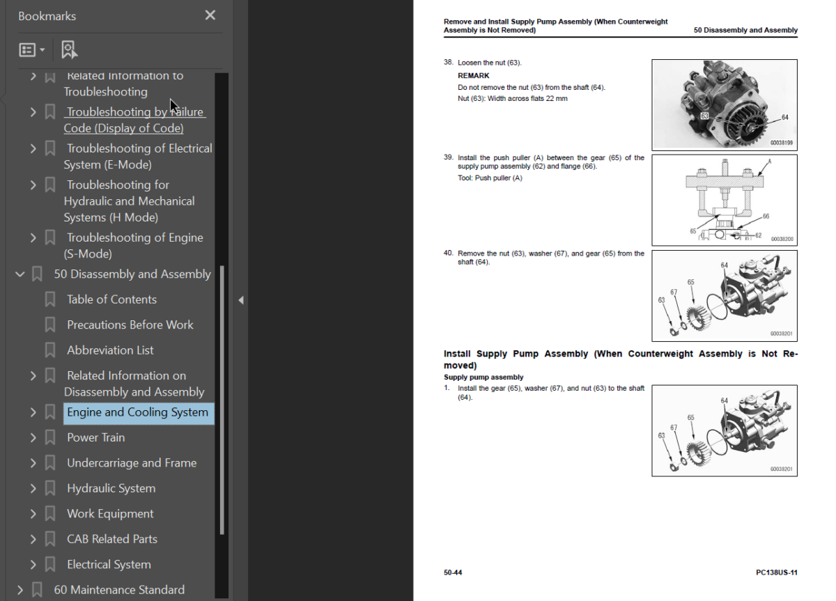 PC138US-11 Shop Manual