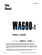 WA600-1 Shop Manual