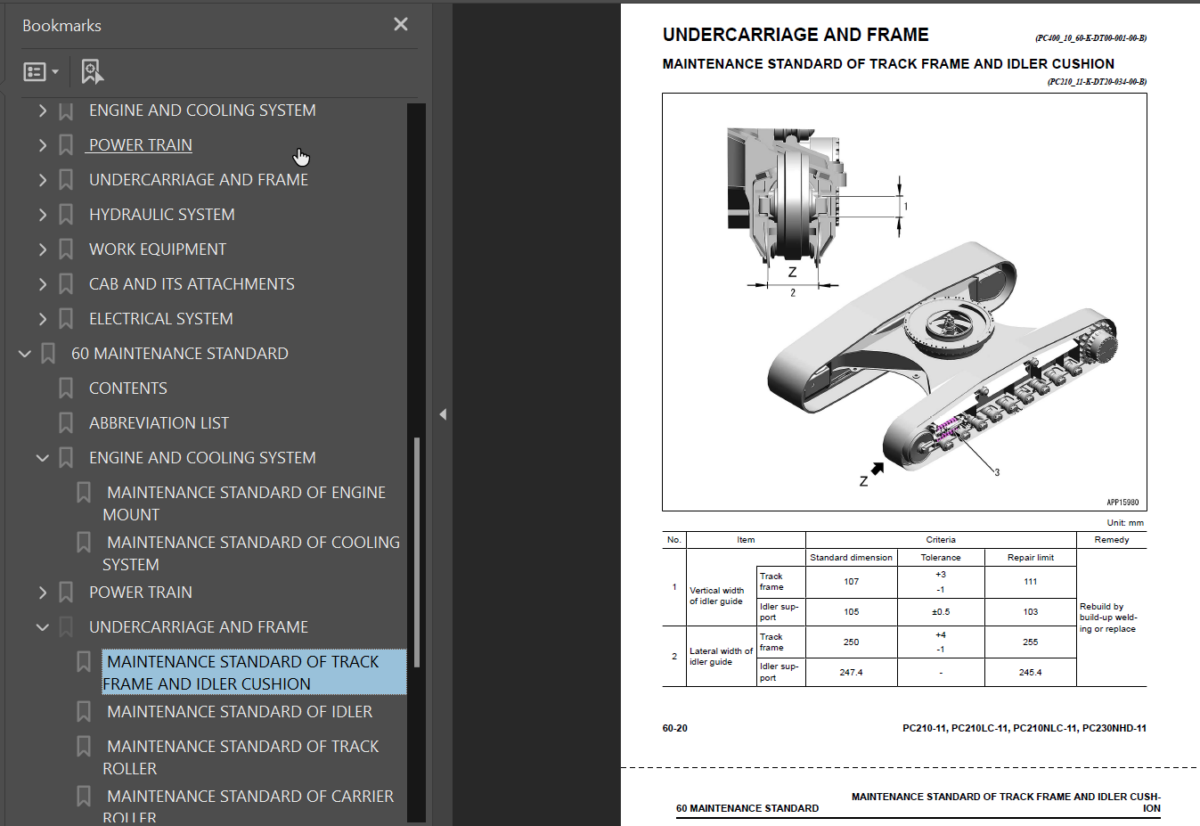 PC210-11 PC210LC-11 PC210NLC-11 PC230NHD-11 Shop Manual