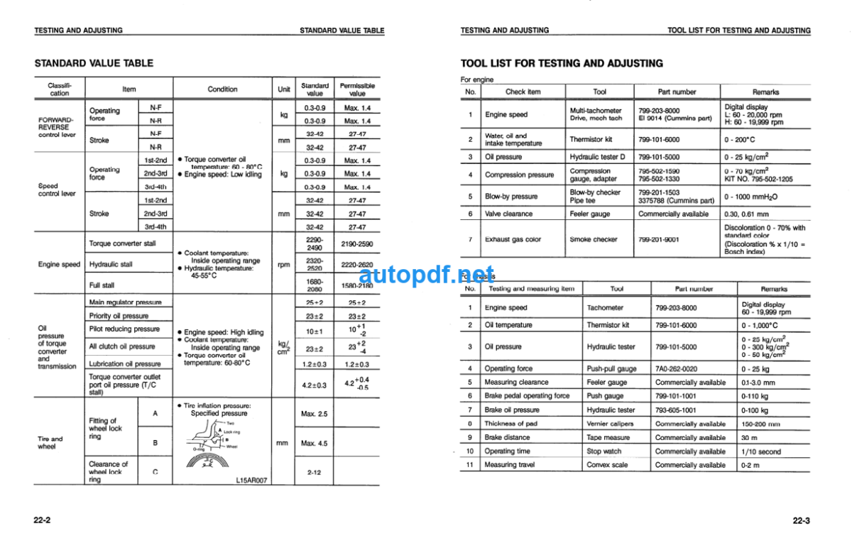 WA320-1LC Shop Manual