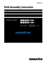 WA800-8E0 WA900-8E0 Shop Manual