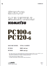 PC100-6 PC1202-6 Shop Manual