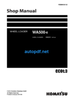 WA500-6 Shop Manual