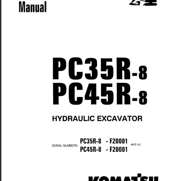 PC35R-8 PC45R-8 Shop Manual