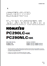 PC290LC-6K PC290NLC-6K Shop Manual