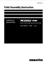 PC210LC-10M0 Field Assembly Instruction