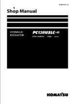 PC138USLC-11 Shop Manual