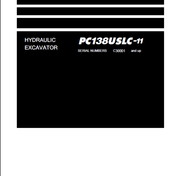 PC138USLC-11 Shop Manual