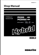 PC200 -8E0 PC200LC-8E0 Shop Manual