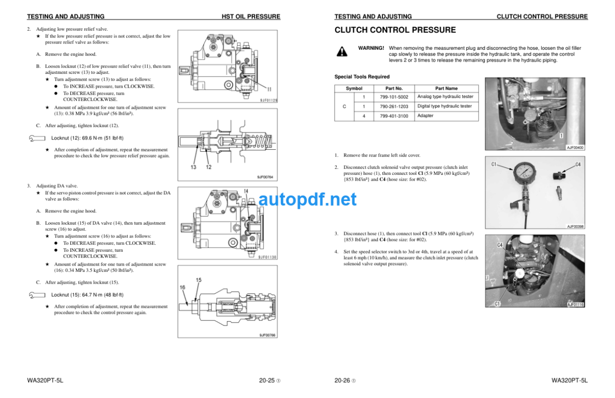 WA320PT-5L Shop Manual