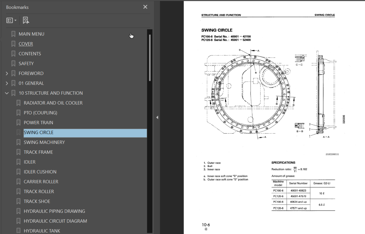 PC100-6 PC1202-6 Shop Manual