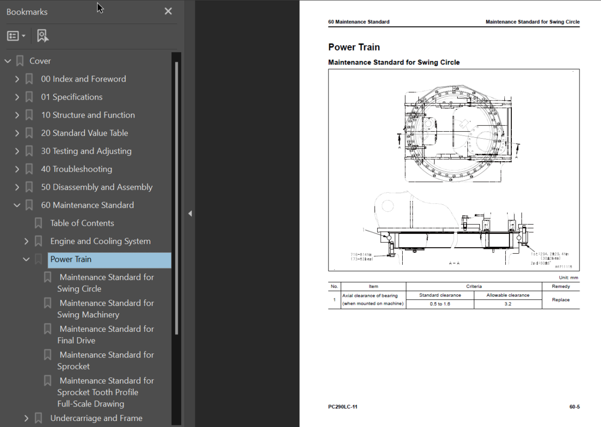 PC290LC-11 Shop Manual