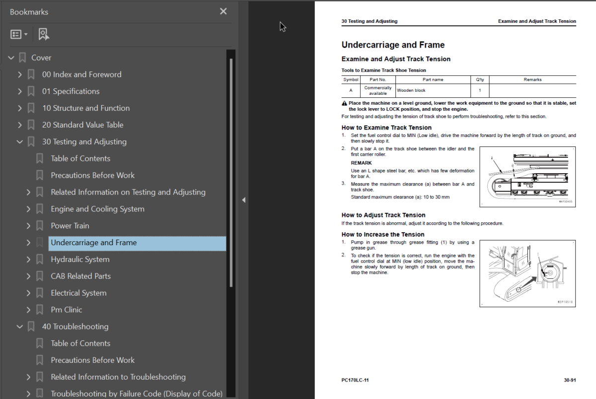 PC170LC-11 Shop Manual