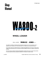 WA800-2 Shop Manual
