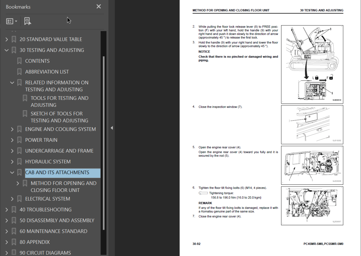 PC45MR-5M0 PC55MR-5M0 Shop Manual