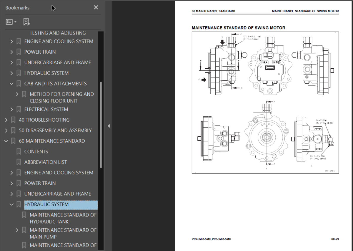 PC45MR-5M0 PC55MR-5M0 Shop Manual