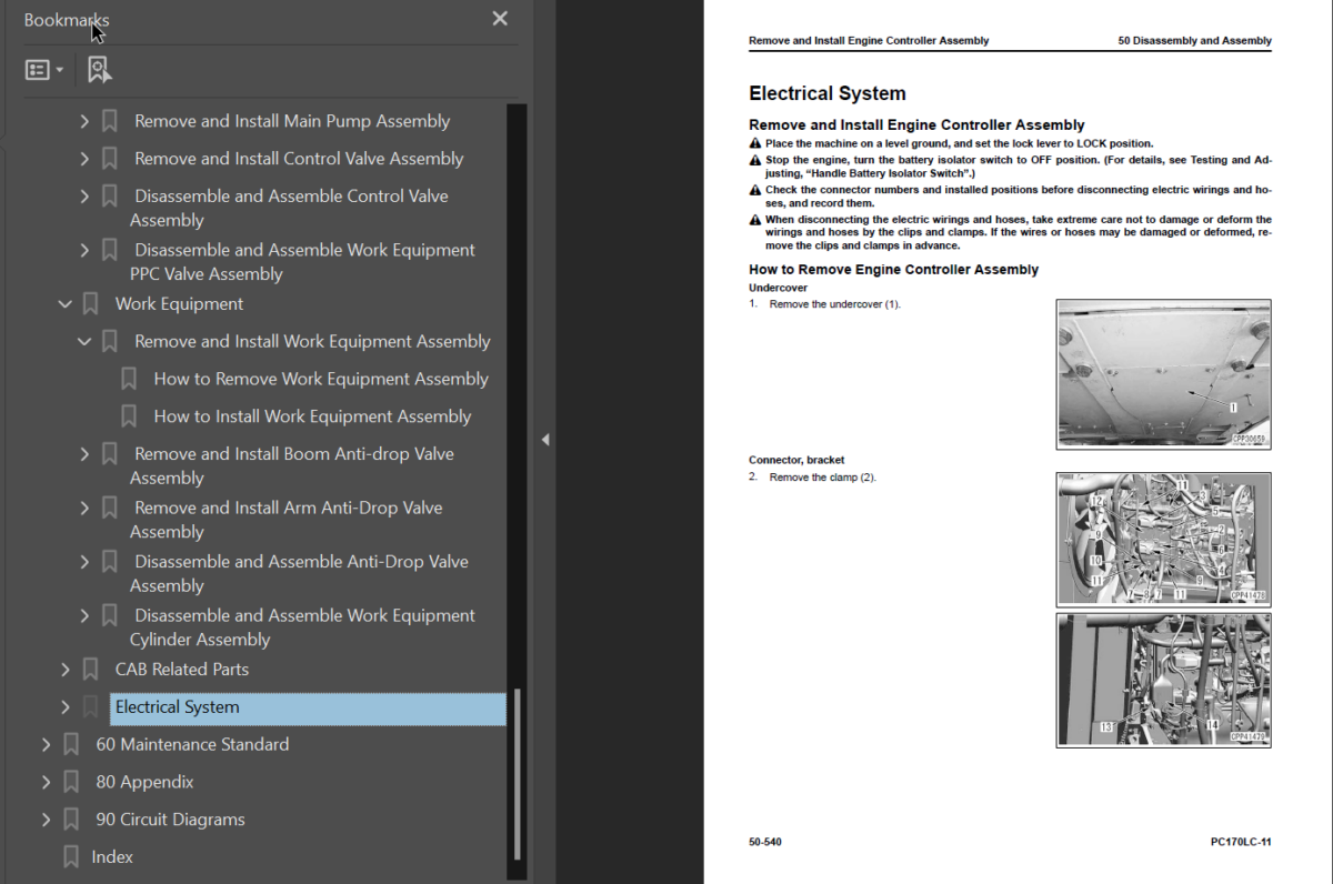 PC170LC-11 Shop Manual