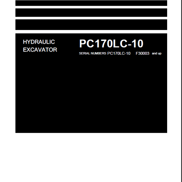 PC170LC-10 Shop Manual