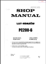 PC200-6 Shop Manual