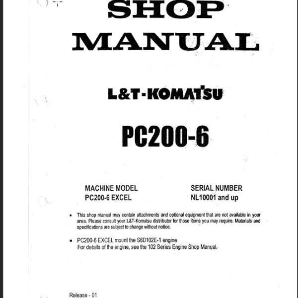 PC200-6 Shop Manual