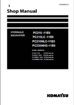 PC210 -11E0 PC210LC -11E0 PC210NLC-11E0 PC230NHD-11E0 (2) Shop Manual