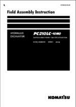 PC210LC-10M0 Field Assembly Instruction