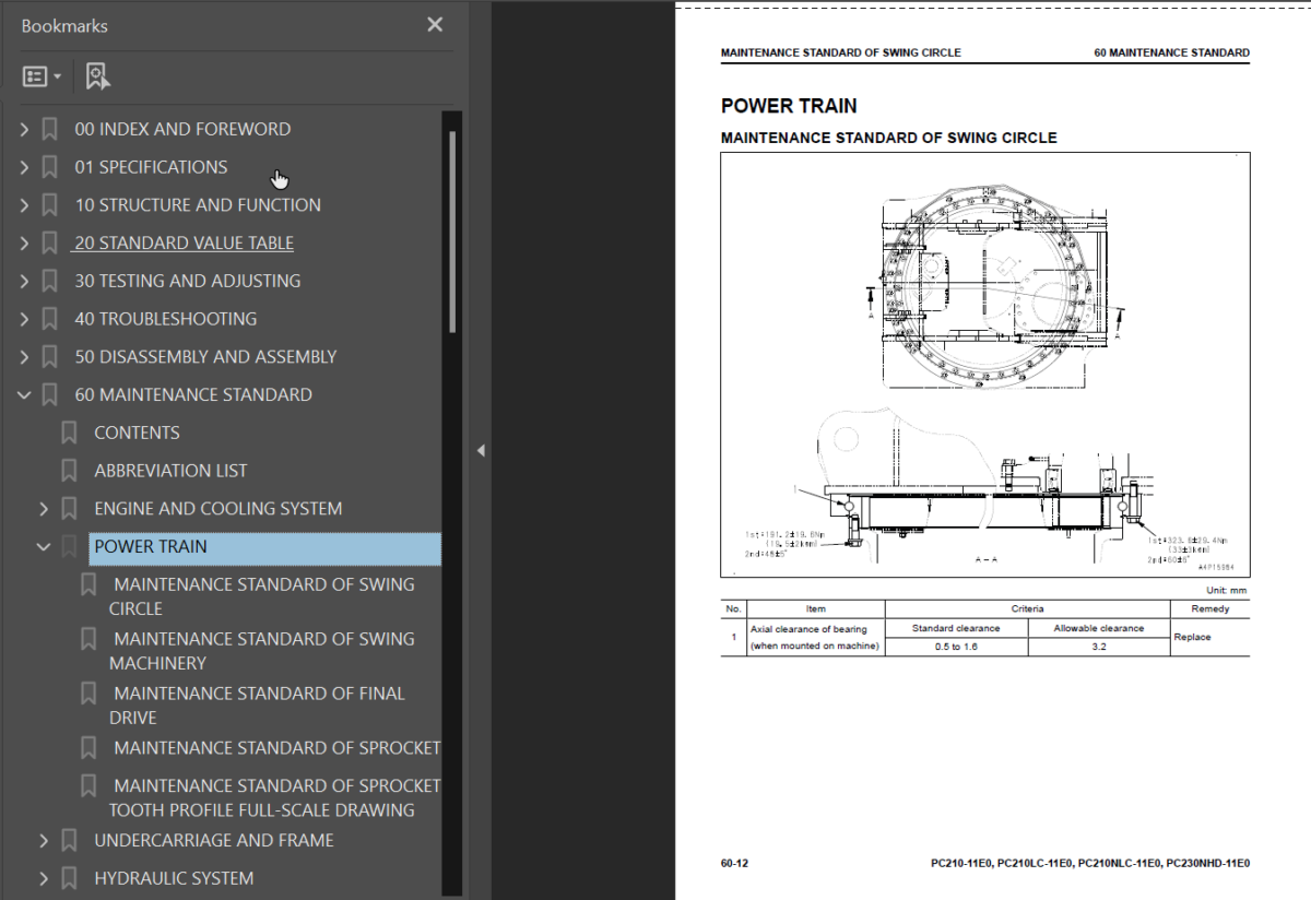 PC210 -11E0 PC210LC -11E0 PC210NLC-11E0 PC230NHD-11E0 (2) Shop Manual