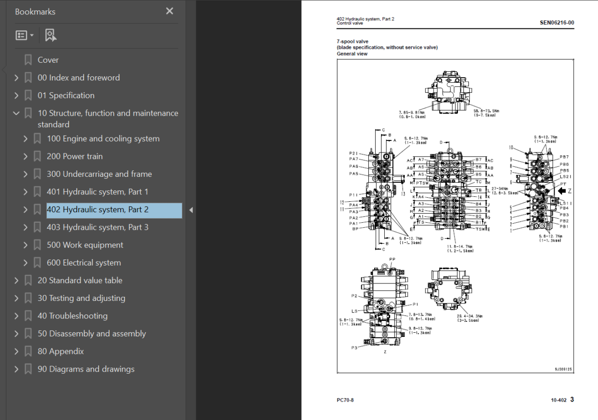 PC70-8 Shop Manual