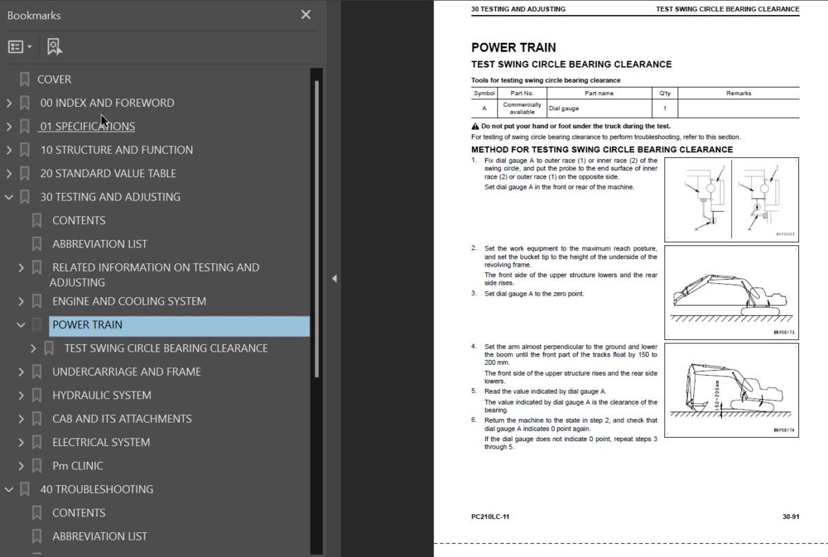 PC210LC-11 Shop Manual