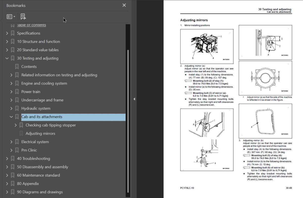 PC170LC-10 Shop Manual