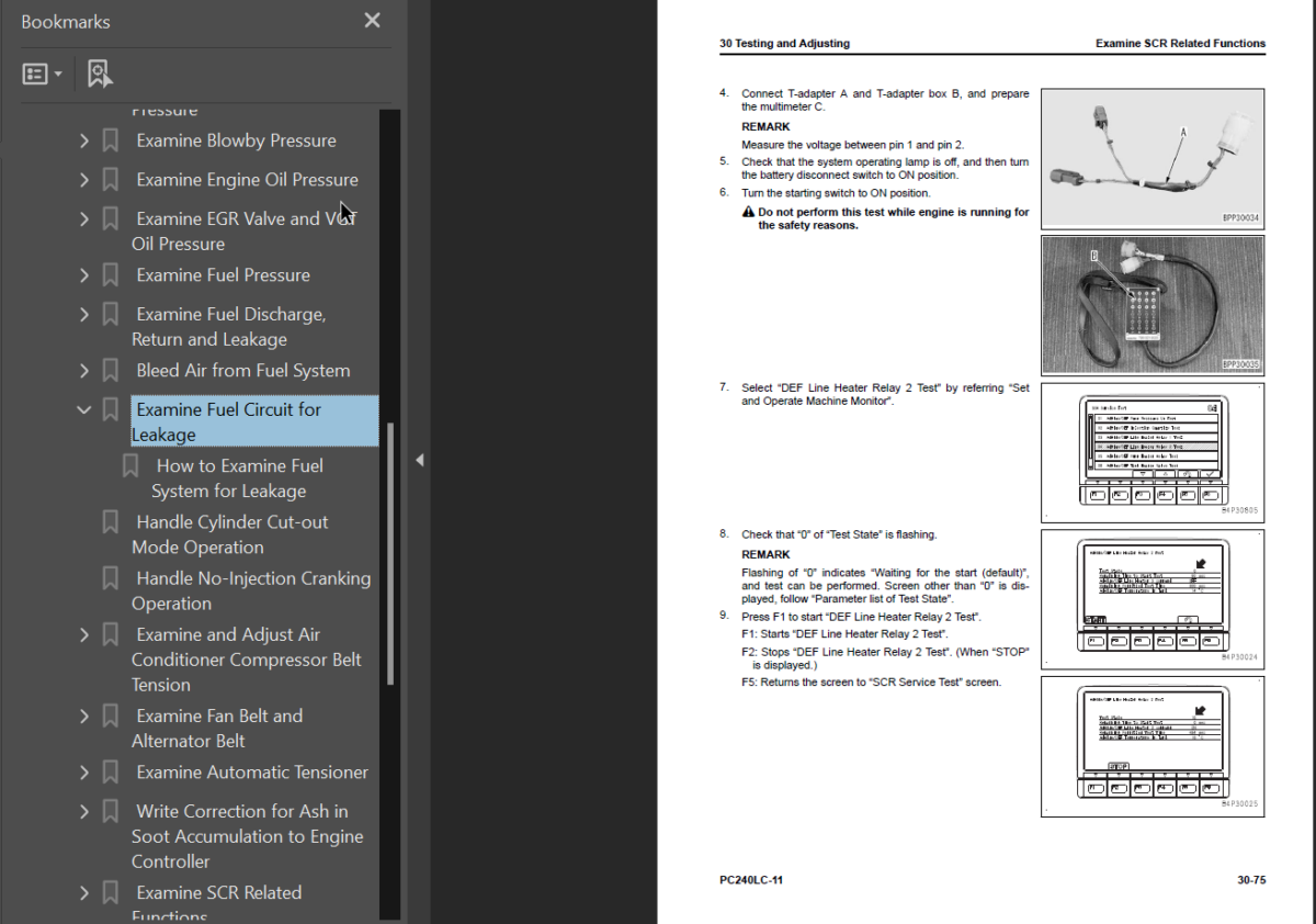 PC240LC-11 Shop Manual