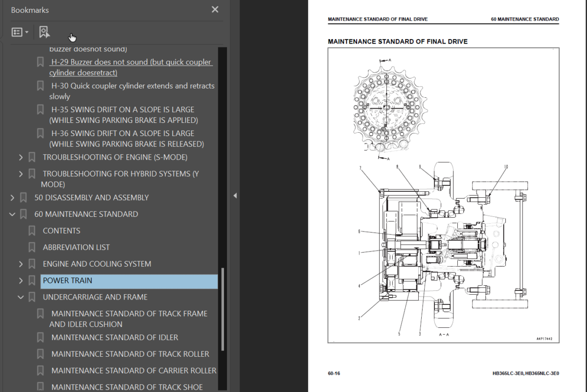 HB365LC-3E0 HB365NLC-3E0 Shop Manual