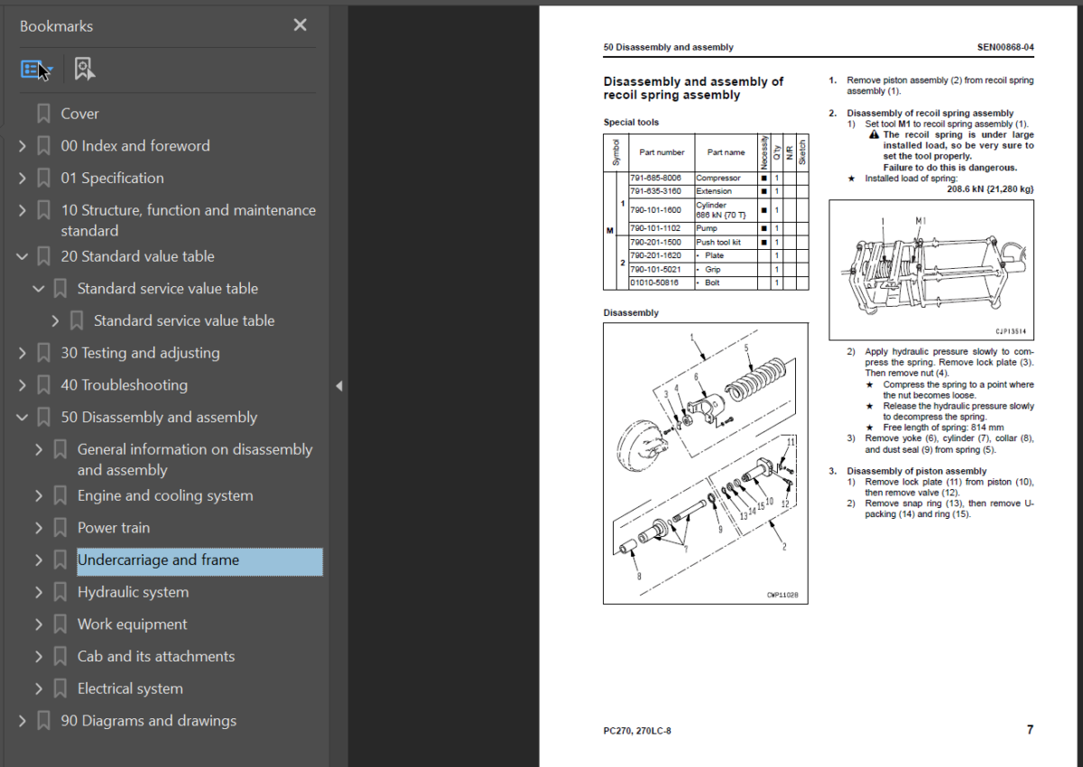 PC270 -8 PC270LC-8 Shop Manual