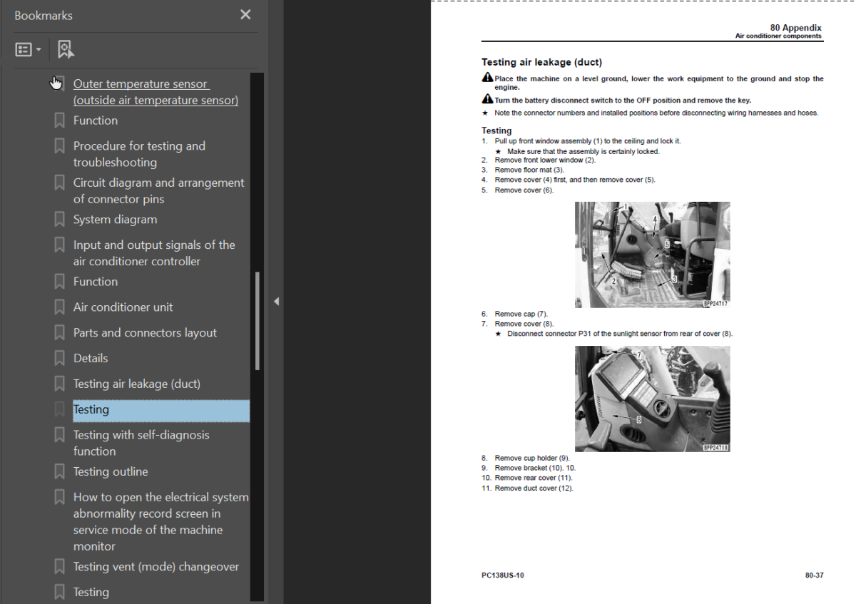 PC138US-10 Shop Manual