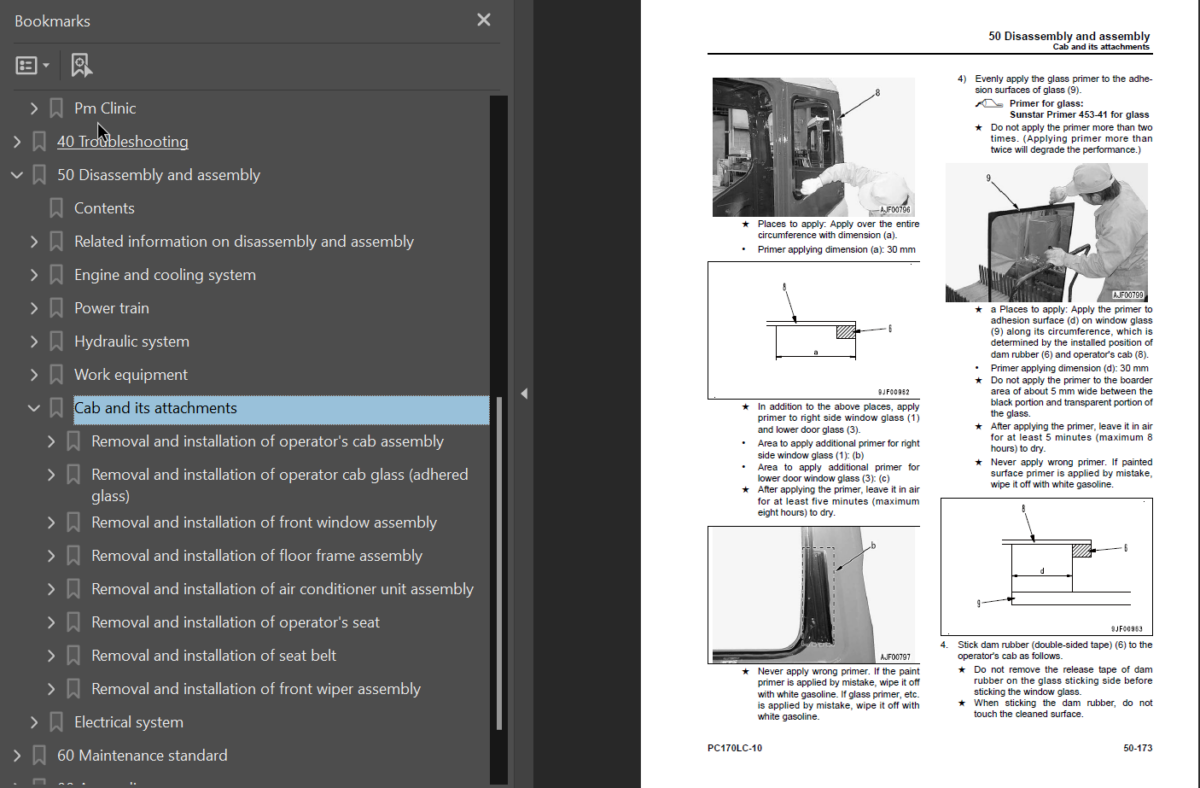 PC170LC-10 Shop Manual