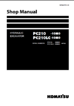 PC210 -10M0 PC210LC-10M0 Shop Manual