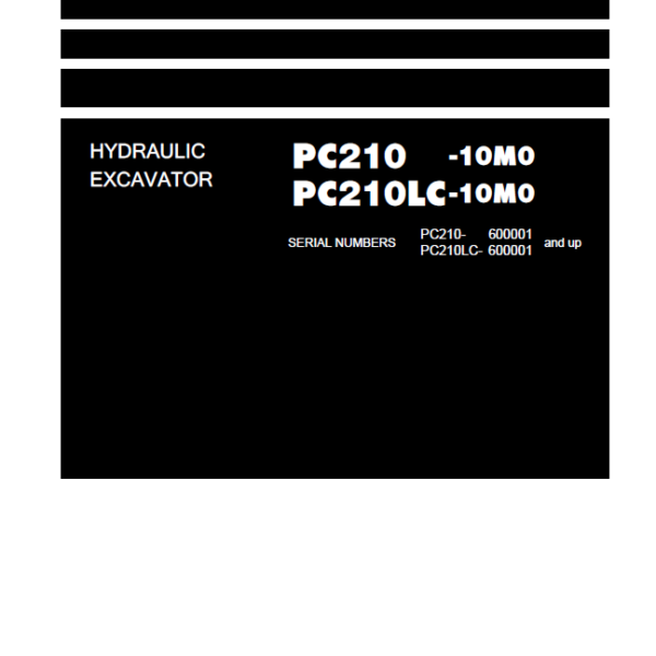 PC210 -10M0 PC210LC-10M0 Shop Manual