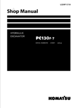 PC130F-7 Shop Manual