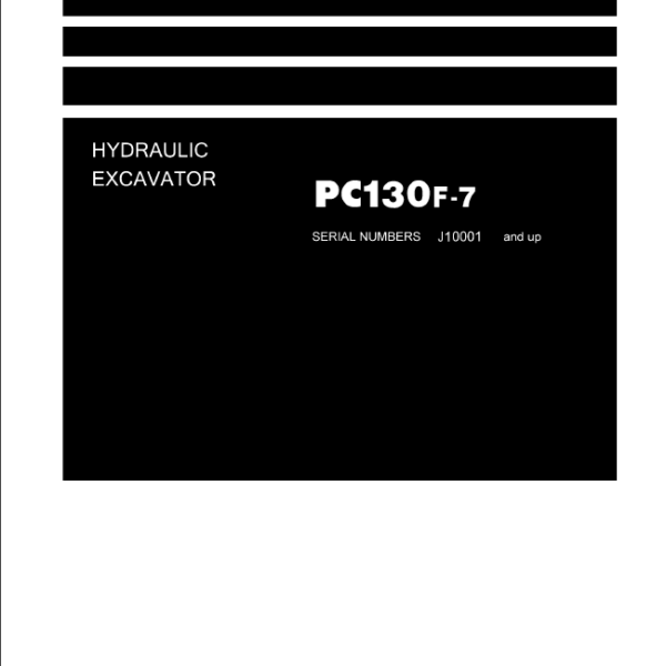 PC130F-7 Shop Manual
