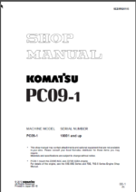 PC09-1 Shop Manual